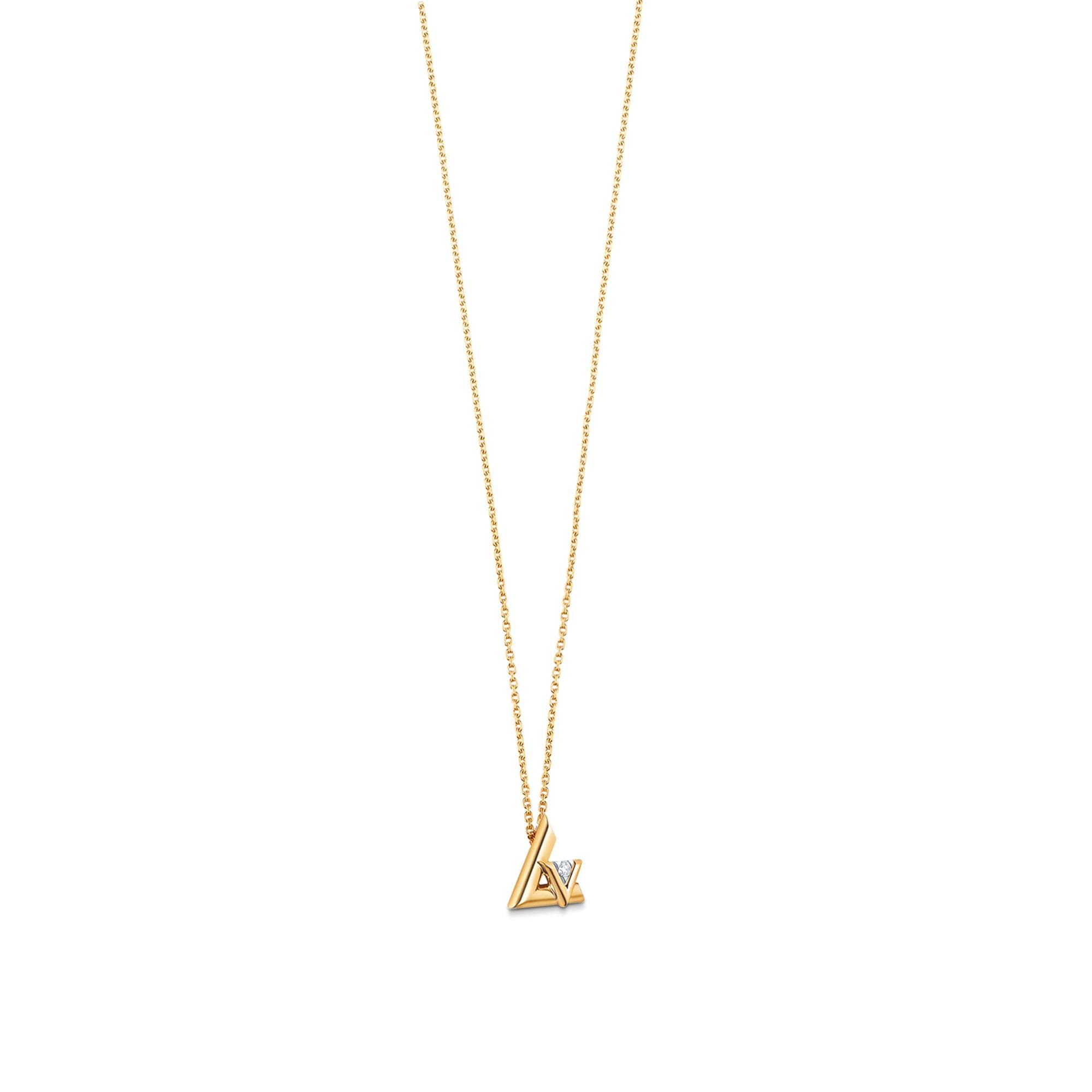 ルイヴィトン LV VOLT ONE 18K ダイヤモンド スモールペンダント LV Volt One Small Pendant, Yellow Gold And Diamond - Jewelry